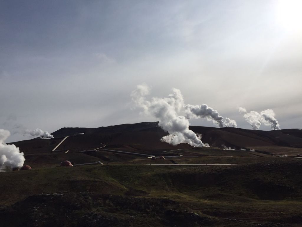 Fumarolas en Krafla