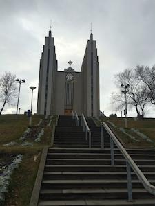 Iglesia luterana en Akureyri